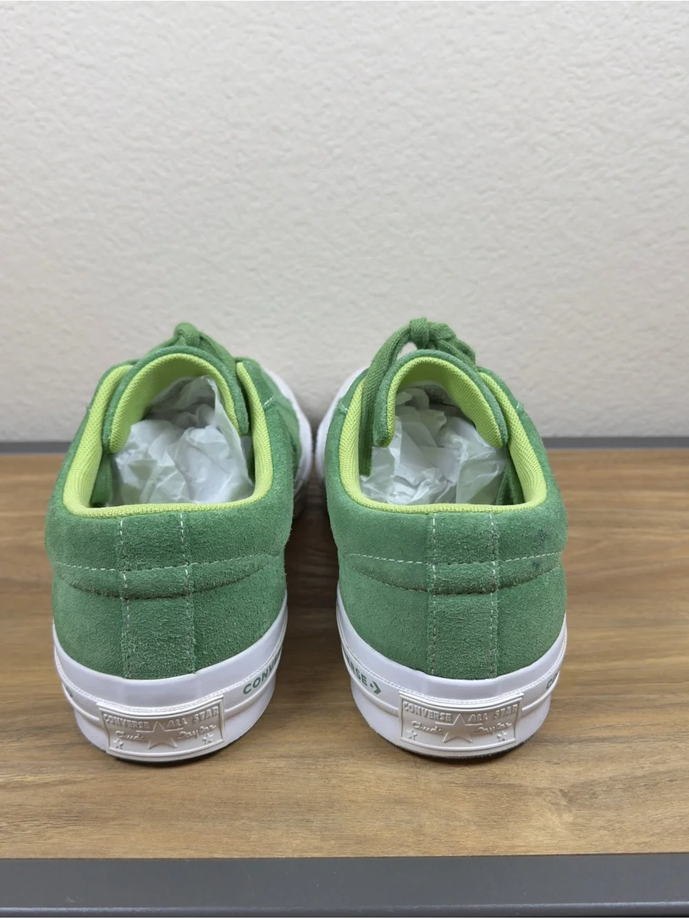 Converse One Star Low Suede Unisex Mint Green Size Men 8 Women 10 Shoes Sneakers - Picture 4 of 10